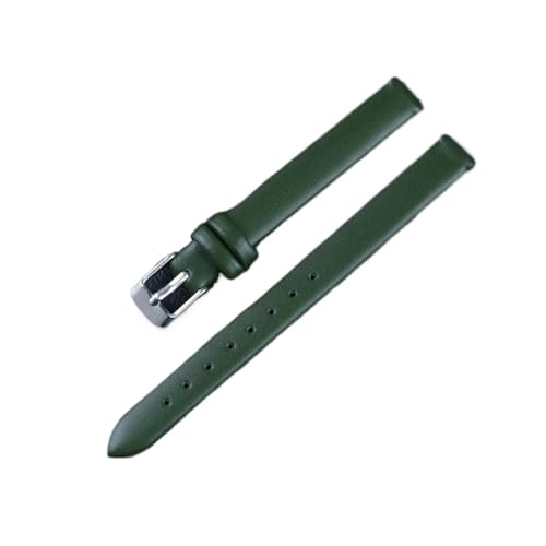 CLCLGOKKOH Ultraweiches Uhrenarmband Aus Leder For Damen Und Herren, Leinwandbindung(D,12mm) von CLCLGOKKOH