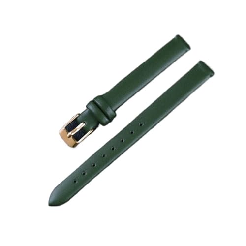 CLCLGOKKOH Ultraweiches Uhrenarmband Aus Leder For Damen Und Herren, Leinwandbindung(E,14mm) von CLCLGOKKOH