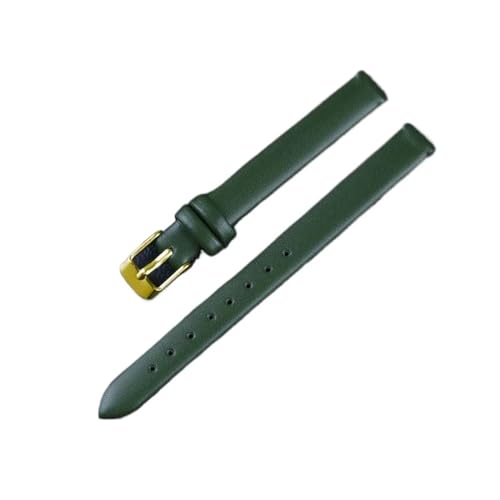 CLCLGOKKOH Ultraweiches Uhrenarmband Aus Leder For Damen Und Herren, Leinwandbindung(F,12mm) von CLCLGOKKOH