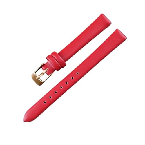 CLCLGOKKOH Ultraweiches Uhrenarmband Aus Leder For Damen Und Herren, Leinwandbindung(II,10mm) von CLCLGOKKOH