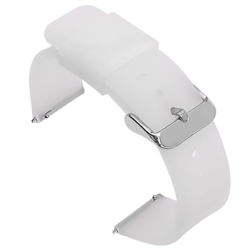 CLCLGOKKOH Wasserdichtes Smartwatch-Armband Aus Silikon, Geeignet For 16/18/20/22/24 Mm Schnellverschluss For Männer Und Frauen(M,20mm) von CLCLGOKKOH