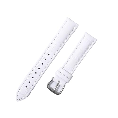 CLCLGOKKOH Weiche Lederarmbänder For Herkömmliche Uhren Und Smartwatches, Geeignet For Damen Und Herren(F,16mm) von CLCLGOKKOH