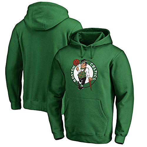 CLDP Langarm-Sweatshirt Lässige Basketballbekleidung Unisex Celtics Hoodies Herren NBA Lässige Langarm-Pulloverbekleidung,XL von CLDP