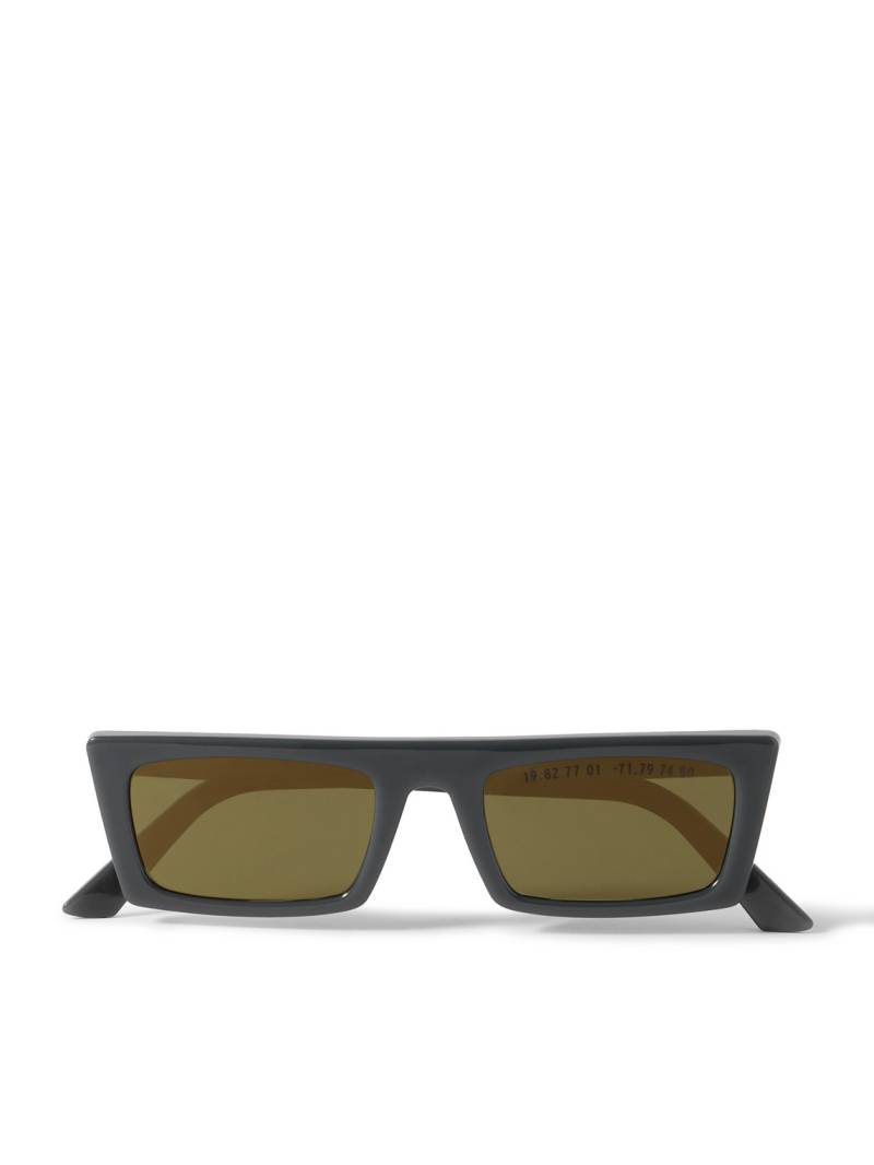 Clean Waves - Parley for the Oceans Type 03 Low Rectangular-Frame Recyled-Acetate Sunglasses - Men - Gray von Clean Waves