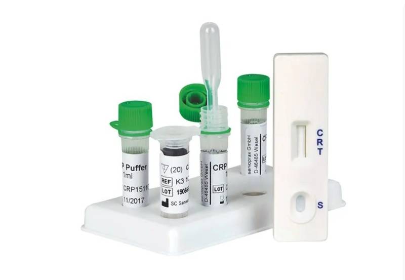 CLEARTEST CRP-Schnelltest (10/30) Entzündungsparameter Schnelltest, Spar-Set, 10-tlg., Infektionsdiagnose, Semiquantitativer CrP-Nachweis, Diagnose erhöhter CrP-Werte von CLEARTEST