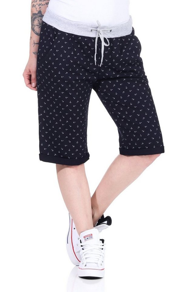 CLEO STYLE Bermudas 1818 Sweatpants Freizeit Joggpant von CLEO STYLE