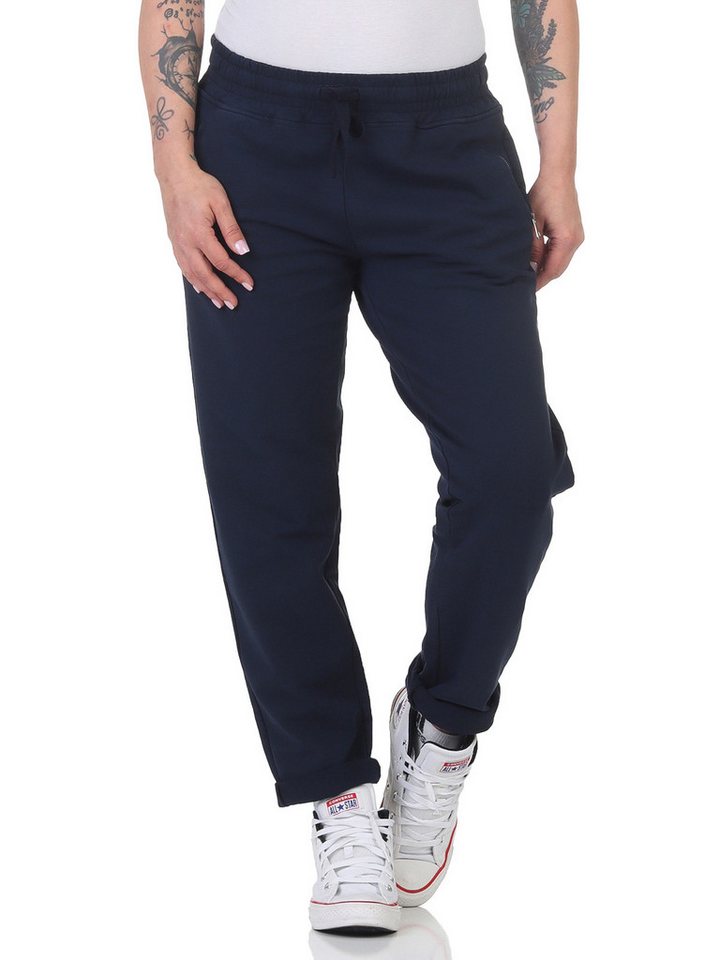 CLEO STYLE Jogger Pants Damen Jogginghose 814136 34-38 Navy von CLEO STYLE