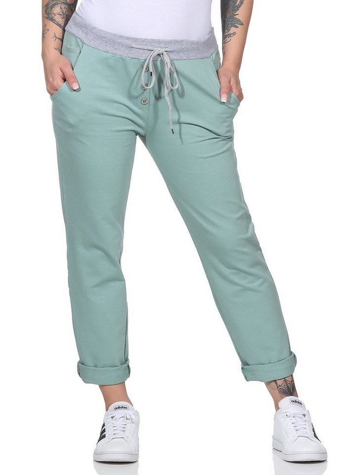 CLEO STYLE Jogginghose Damen Jogginghose 4030 34-38 Mint von CLEO STYLE