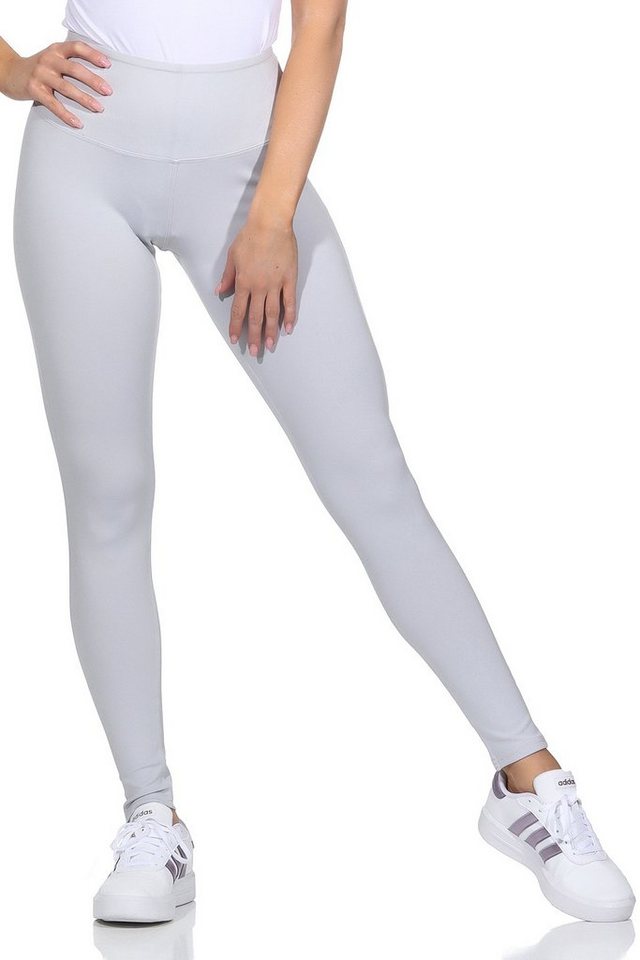 CLEO STYLE Leggings Damen Leggings 9007 2XL/3XL Hellgrau 9001 von CLEO STYLE