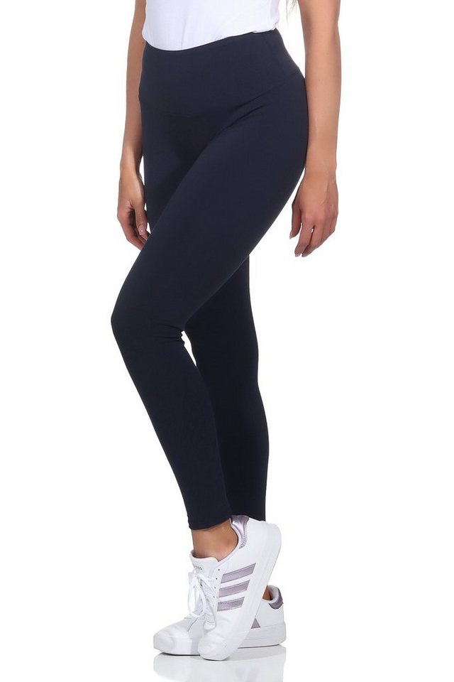 CLEO STYLE Leggings Damen Leggings 9007 2XL/3XL Navy 9001 von CLEO STYLE