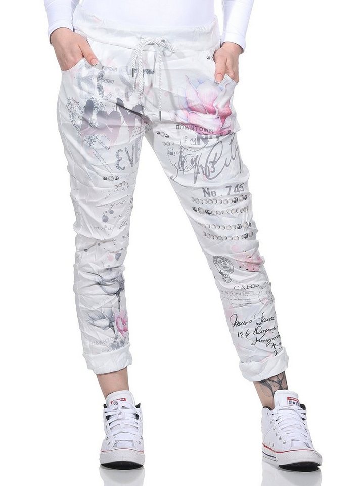 CLEO STYLE Schlupfhose Damen Sweathose 1289 Style 5 von CLEO STYLE