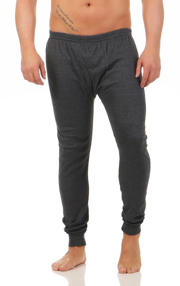 CLEO STYLE Thermoleggings Herren Thermo Leggings CL 4034 Anthrazit 8/XXL von CLEO STYLE