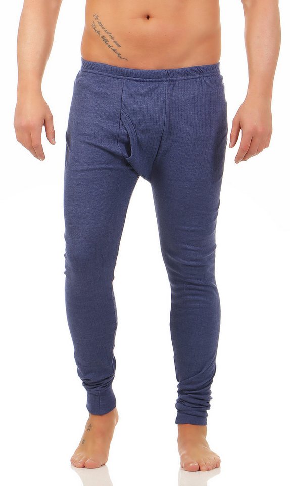 CLEO STYLE Thermoleggings Herren Thermo Leggings CL 4034 Blau 8/XXL von CLEO STYLE