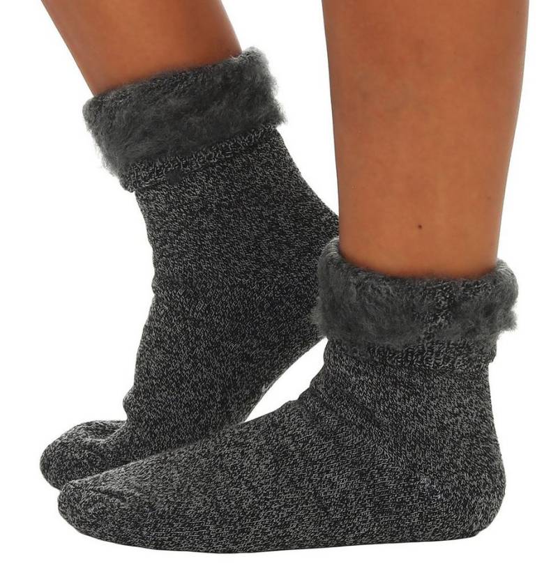 CLEO STYLE Thermosocken Thermo Socken 23 Dunkelgrau 39-42 von CLEO STYLE