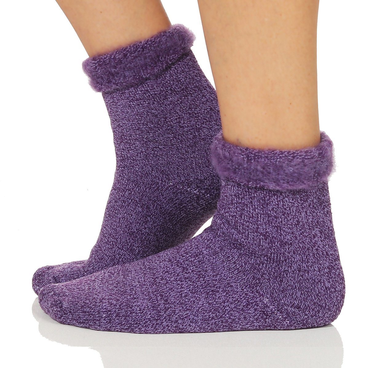 CLEO STYLE Thermosocken Thermo Socken 23 Lila 35-38 von CLEO STYLE