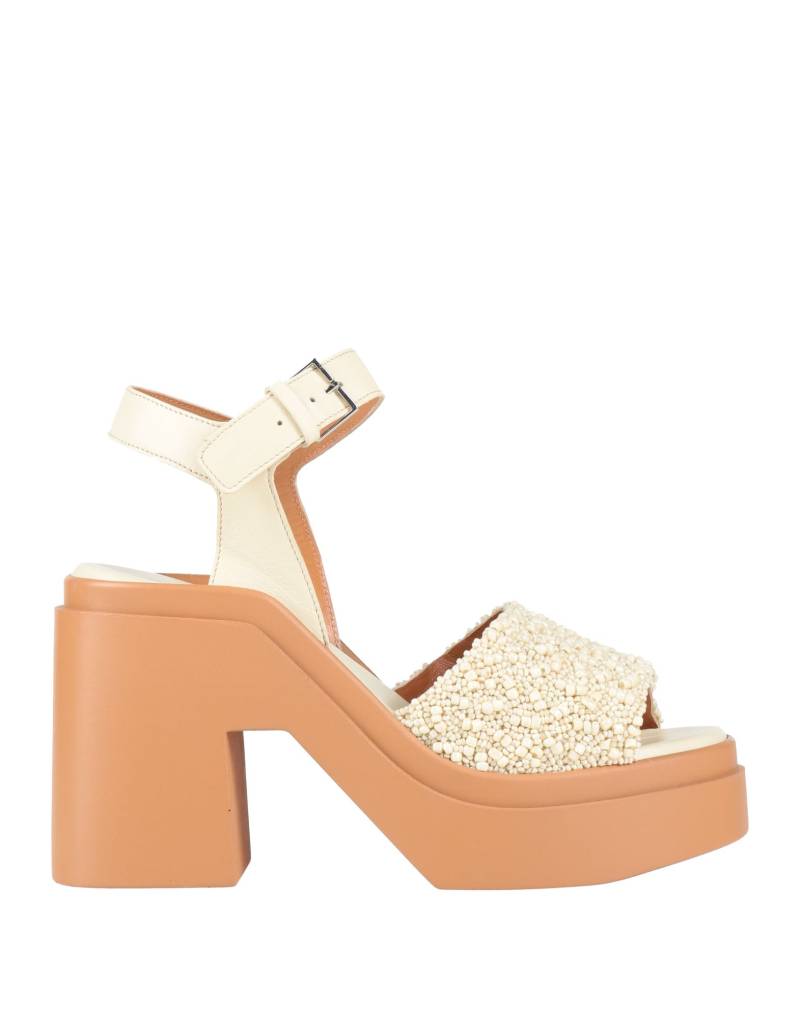 CLERGERIE Sandale Damen Elfenbein von CLERGERIE