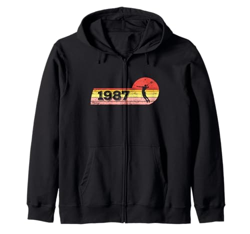 Federball Spieler Jahrgang 1987 Geburtstag Damen Badminton Kapuzenjacke Federball Spieler Jahrgang 1987 Geburtstag Damen Badminton Kapuzenjacke von CLICK-HERE for more Badminton-game Birthday Shirts