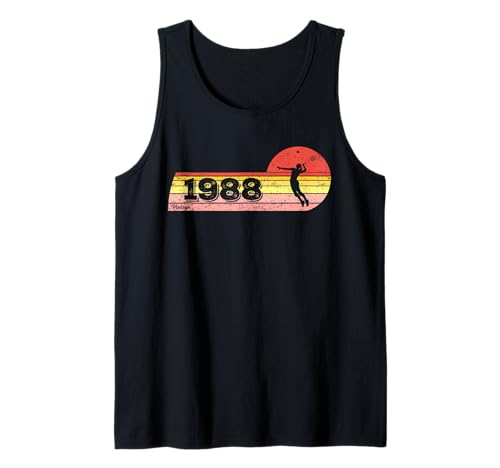 Federball Spieler Jahrgang 1988 Geburtstag Damen Badminton Tank Top Federball Spieler Jahrgang 1988 Geburtstag Damen Badminton Tank Top von CLICK-HERE for more Badminton-game Birthday Shirts