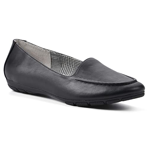 CLIFFS BY WHITE MOUNTAIN Damen Anmutig Slipper, Schwarz/Glatt, 39.5 EU von CLIFFS BY WHITE MOUNTAIN