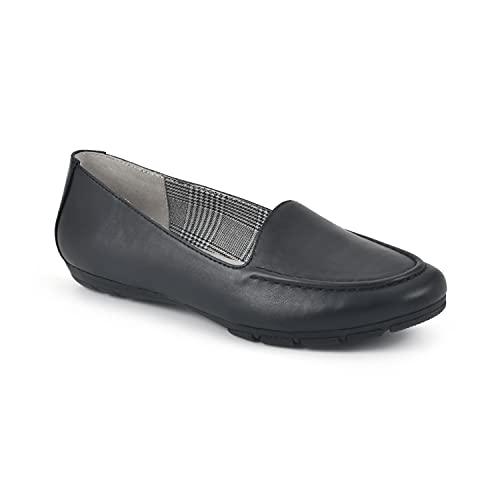 CLIFFS BY WHITE MOUNTAIN Damen Anmutig Slipper, Schwarz glatt, 38.5 EU von CLIFFS BY WHITE MOUNTAIN