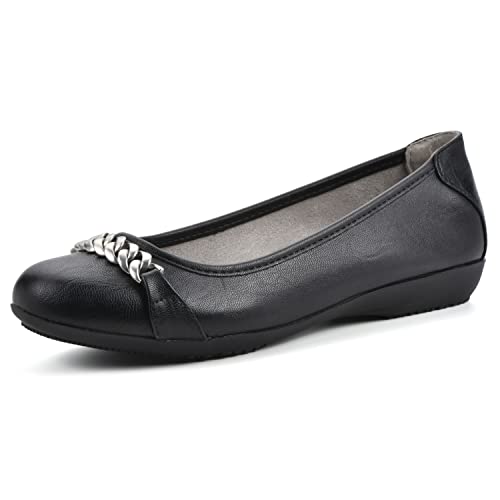 CLIFFS BY WHITE MOUNTAIN Damen Charmed Ballerinas, Schwarz/Glatt, 41 EU Weit von CLIFFS BY WHITE MOUNTAIN