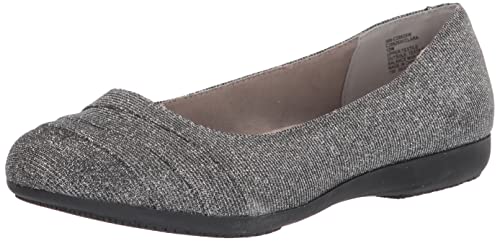CLIFFS BY WHITE MOUNTAIN Damen Clara Ballerinas, Zinn, Glitzer, Stoff, 39.5 EU von CLIFFS BY WHITE MOUNTAIN
