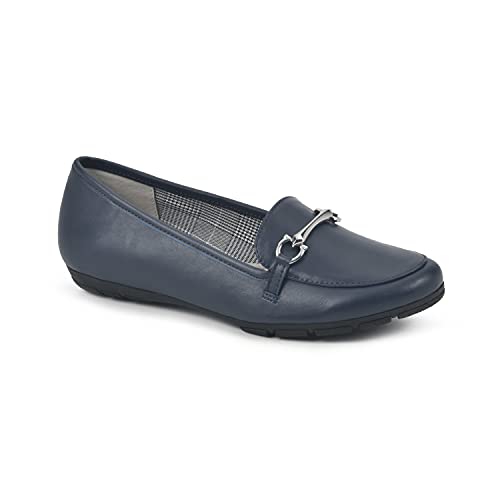 CLIFFS BY WHITE MOUNTAIN Damen Glowing Slipper, Marineblau/glatt, 38.5 EU von CLIFFS BY WHITE MOUNTAIN