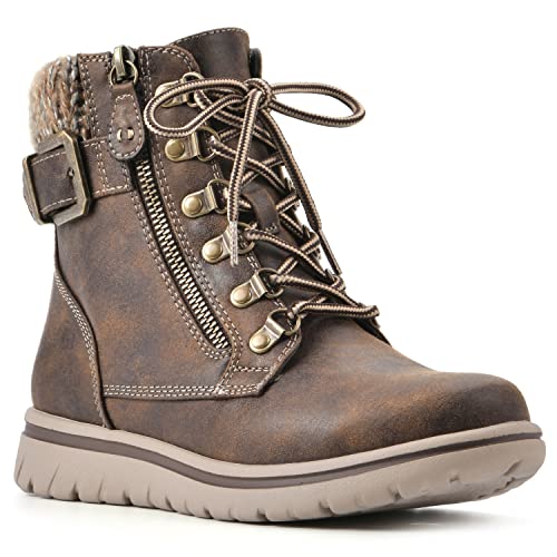 CLIFFS BY WHITE MOUNTAIN Damen Hearty Boot, Braun/Stoff/Pullover, 40.5 EU von CLIFFS BY WHITE MOUNTAIN
