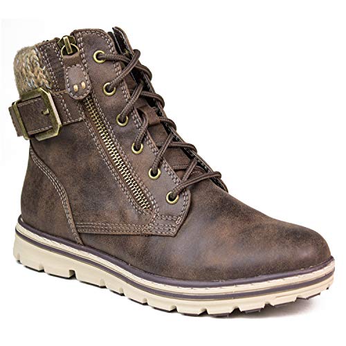 CLIFFS BY WHITE MOUNTAIN Damen Kelsie Wanderstiefel, Braun/Stoff, 37 EU von CLIFFS BY WHITE MOUNTAIN