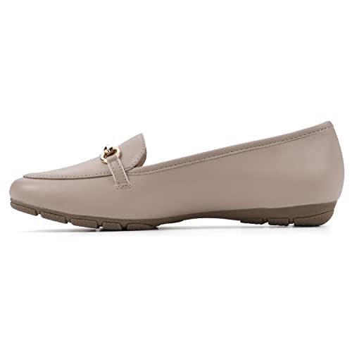 CLIFFS BY WHITE MOUNTAIN Damen Leuchtend Flacher Slipper, Helltaupe/glatt, 39.5 EU von CLIFFS BY WHITE MOUNTAIN