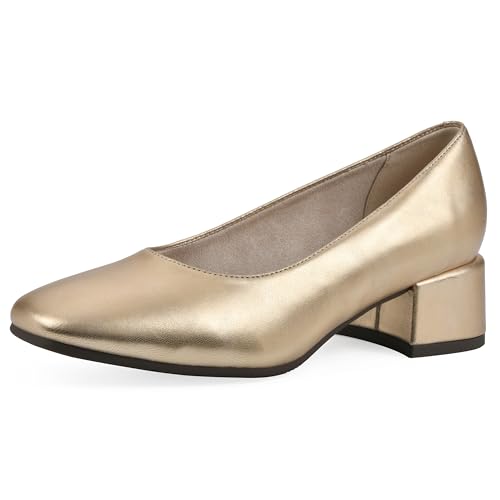 CLIFFS BY WHITE MOUNTAIN Damen Quintesa Pumps, Lt Gold/Metallic/Smooth, 41.5 EU Weit von CLIFFS BY WHITE MOUNTAIN