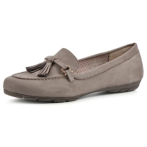 CLIFFS BY WHITE MOUNTAIN Damen Schuhe Gush Driving Mokassin Loafer Flach, Taupe/Wildleder, 42 EU CLIFFS BY WHITE MOUNTAIN Damen Schuhe Gush Driving Mokassin Loafer Flach, Taupe/Wildleder, 42 EU von CLIFFS BY WHITE MOUNTAIN