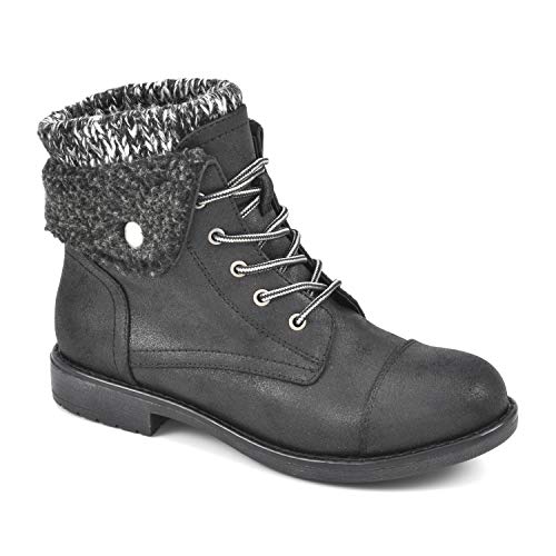 CLIFFS BY WHITE MOUNTAIN Damen Duena Wanderstiefel, Schwarz, Mehrfarbig/Stoff, 37 EU von CLIFFS BY WHITE MOUNTAIN
