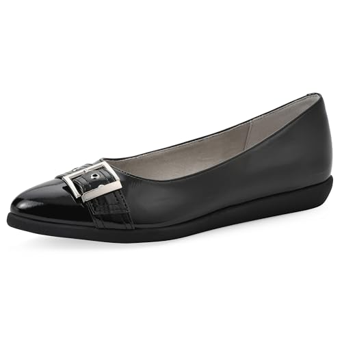 CLIFFS BY WHITE MOUNTAIN Miliani Damen Gepolsterte Schnalle Flach, Schwarz/Lack, 38-39 EU CLIFFS BY WHITE MOUNTAIN Miliani Damen Gepolsterte Schnalle Flach, Schwarz/Lack, 38-39 EU von CLIFFS BY WHITE MOUNTAIN