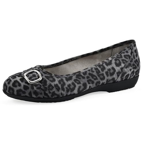 Cliffs by White Mountain Beruhigende Ballerinas, Grau/El-Print/Nylon, 36-37 EU Cliffs by White Mountain Beruhigende Ballerinas, Grau/El-Print/Nylon, 36-37 EU von CLIFFS BY WHITE MOUNTAIN