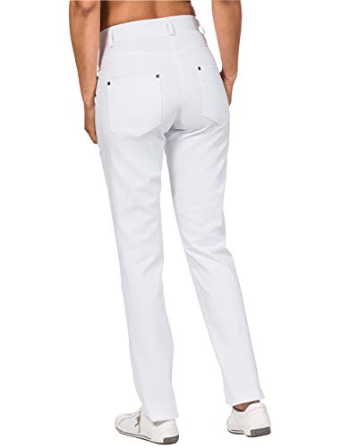 CLINIC DRESS Hose 5-Pocket-Hose für Damen weiß 40 von CLINIC DRESS
