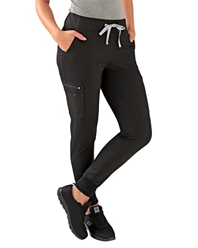 CLINIC DRESS Hose I kaere I Damen-Schlupfhose Pflegehose Arbeitsbekleidung I Bündchen Stretch Bunt I Industriewäsche geeignet | bis 75 Grad waschbar | schwarz XXL CLINIC DRESS Hose I kaere I Damen-Schlupfhose Pflegehose Arbeitsbekleidung I Bündchen Stretch Bunt I Industriewäsche geeignet | bis 75 Grad waschbar | schwarz XXL von CLINIC DRESS