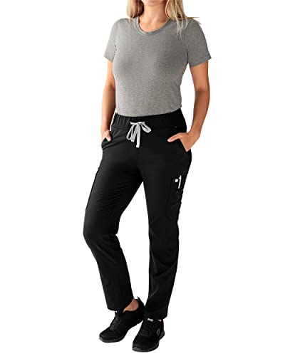 CLINIC DRESS Hose I kaere I Damen-Schlupfhose Pflegehose Arbeitsbekleidung I Gerades Bein Kurzgröße I Industriewäsche geeignet | bis 75 Grad waschbar | schwarz XXL CLINIC DRESS Hose I kaere I Damen-Schlupfhose Pflegehose Arbeitsbekleidung I Gerades Bein Kurzgröße I Industriewäsche geeignet | bis 75 Grad waschbar | schwarz XXL von CLINIC DRESS