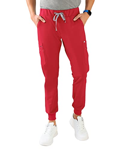 CLINIC DRESS Hose Ikaere I Herren-Schlupfhose Pflegehose Arbeitsbekleidung I Bündchen Stretch Bunt I rot XXL CLINIC DRESS Hose Ikaere I Herren-Schlupfhose Pflegehose Arbeitsbekleidung I Bündchen Stretch Bunt I rot XXL von CLINIC DRESS