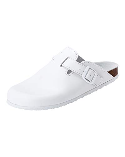 CLINIC DRESS Clog - Clogs Damen Herren Clogs Unisex Schuhe für Ärzte, Krankenschwestern, Krankenpfleger oder Pflegekräfte weiß 39 von CLINIC DRESS