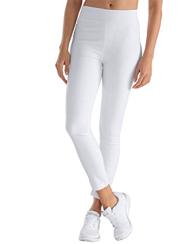 CLINIC DRESS Leggings 7/8-Leggings Schlupfhose schlankes Bein 30° weiß 40 von CLINIC DRESS