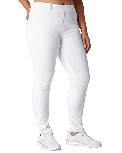 CLINIC DRESS Leggings für Damen mit elastischem Bund Slim-Beinweite Curved Fit Mischgewebe 60 Grad waschbar weiß 50 CLINIC DRESS Leggings für Damen mit elastischem Bund Slim-Beinweite Curved Fit Mischgewebe 60 Grad waschbar weiß 50 von CLINIC DRESS