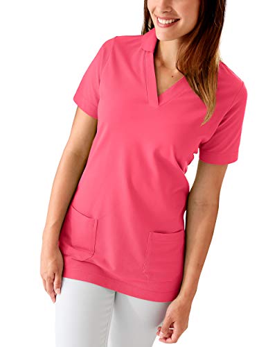 CLINIC DRESS Longshirt Damen Shirt mit 60% Baumwolle Lipstick 38/40 von CLINIC DRESS