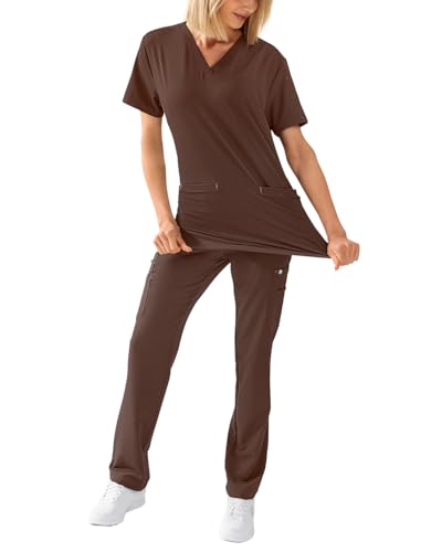 CLINIC DRESS Schlupfkasack I kaere I Damen-Kasack Pflege Arbeitskleidung I V-Ausschnitt | Länge ca. 68 cm | Kurzarm I Industriewäsche geeignet | bis 75 Grad waschbar | Coffee XXL CLINIC DRESS Schlupfkasack I kaere I Damen-Kasack Pflege Arbeitskleidung I V-Ausschnitt | Länge ca. 68 cm | Kurzarm I Industriewäsche geeignet | bis 75 Grad waschbar | Coffee XXL von CLINIC DRESS