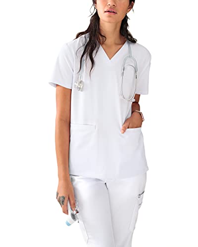 CLINIC DRESS Schlupfkasack I kaere I Damen-Kasack Pflege Arbeitskleidung I V-Ausschnitt | Länge ca. 68 cm | Kurzarm I Industriewäsche geeignet | bis 75 Grad waschbar | weiß M CLINIC DRESS Schlupfkasack I kaere I Damen-Kasack Pflege Arbeitskleidung I V-Ausschnitt | Länge ca. 68 cm | Kurzarm I Industriewäsche geeignet | bis 75 Grad waschbar | weiß M von CLINIC DRESS