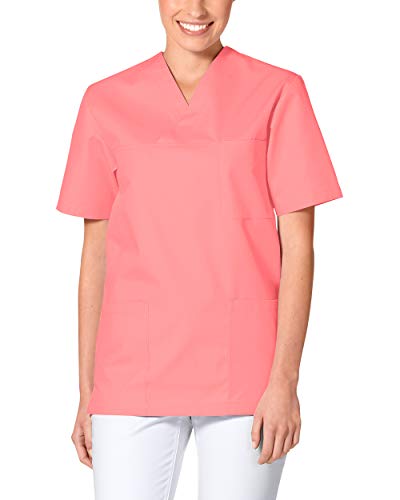 CLINIC DRESS Schlupfkasack - Unisex Kasack Damen und Herren bunt für Pflege und Altenpflege, Kurzarm und Brusttasche, 95 Grad Wäsche pfirsichrosa 4XL CLINIC DRESS Schlupfkasack - Unisex Kasack Damen und Herren bunt für Pflege und Altenpflege, Kurzarm und Brusttasche, 95 Grad Wäsche pfirsichrosa 4XL von CLINIC DRESS