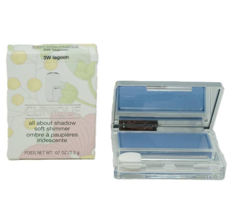 CLINIQUE Augenbrauen-Farbe Clinique all about shadow soft shimmer Lidschatten 3W lagoon 2,2g von CLINIQUE