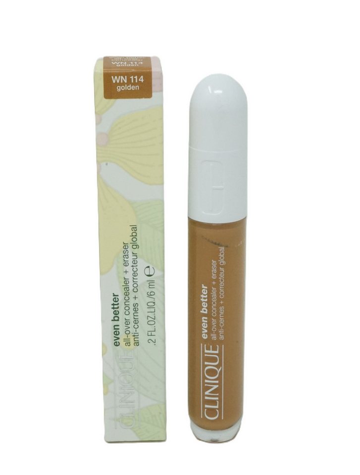 CLINIQUE Concealer Clinique Even Better All-Over Concealer + Eraser WN 114 Golden 6ml von CLINIQUE