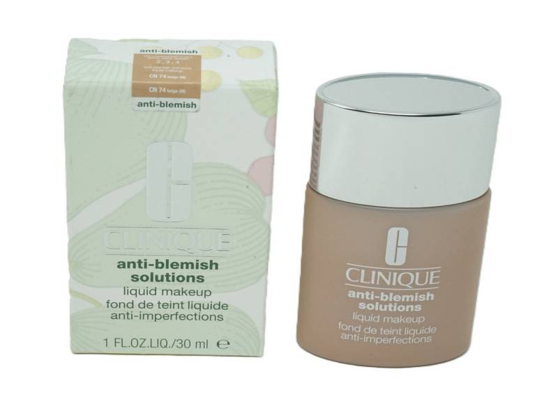 CLINIQUE Foundation Clinique Anti-Blemish Solutions Liquid Makeup CN 74 Beige 30ml von CLINIQUE