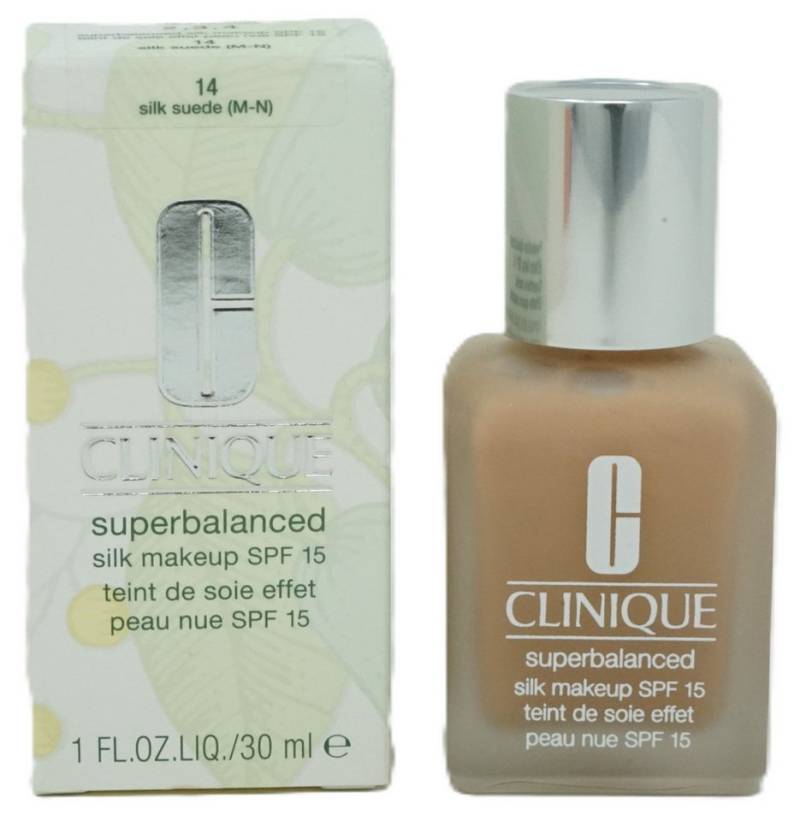 CLINIQUE Foundation Clinique superbalanced slik Makeup SPF15 30ml 14 silk suede (M-N) von CLINIQUE